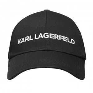 Karl Lagerfeld Logo Cap - Black A999