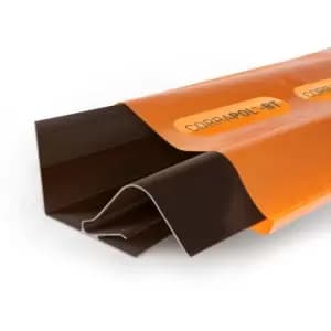 Corrapol -BT Rock n Lock Wall Flashing Brown 2m