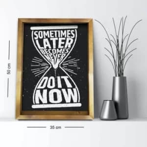 3550AHS-017 Multicolor Decorative Framed MDF Painting