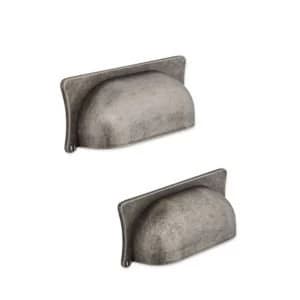 IT Kitchens Antique pewter effect Cup Cabinet handle Pack of 2