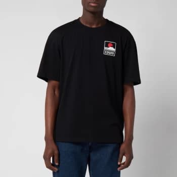 Edwin Mens Sunset On Mt Fuji T-Shirt - Black - S