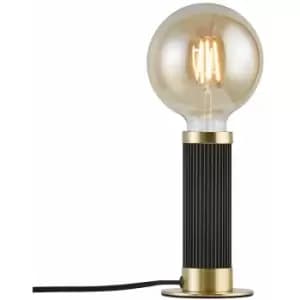 Nordlux Lighting - Nordlux Galloway Contemporary Table Lamp Black, Brass, E27