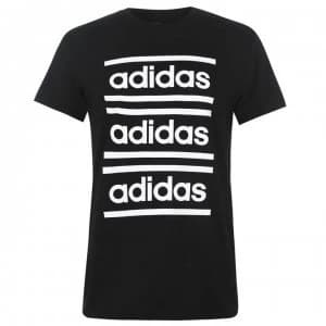 adidas C90 T Shirt Mens - Black/White