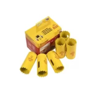 Starrett FCH0100-6 Fast Cut Bi-Metal Holesaw 25mm Bulk, Pack of 6
