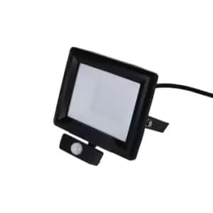 Robus HiLume 30W LED Flood Light with PIR IP65 Black Cool White - RHL3040P-04