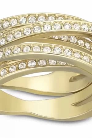 Ladies Swarovski Jewellery Spiral Ring 52 5032927