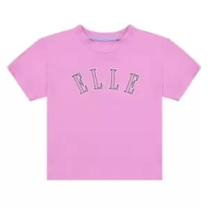 Elle Elle Fitted T-Shirt Child Girls - Purple