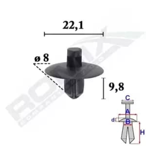 ROMIX Clip VW,SKODA C70544