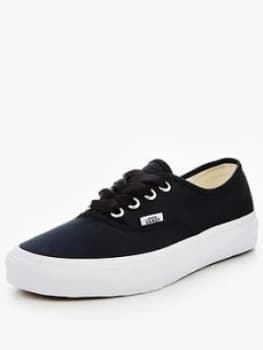 Vans UA Authentic Satin Lux Black Size 4 Women
