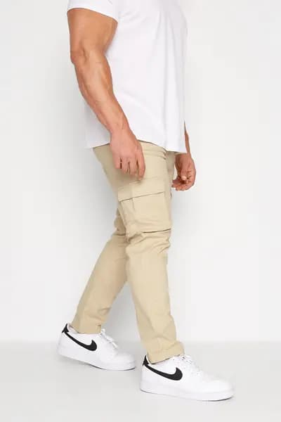 BadRhino Stretch Cargo Trousers Brown