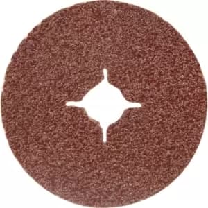 Toolpak Fibre Sanding Discs 115mm 24 Grit (10 Pack) Steel