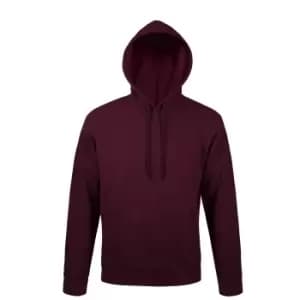 SOLS Snake Unisex Hooded Sweatshirt / Hoodie (L) (Burgundy)
