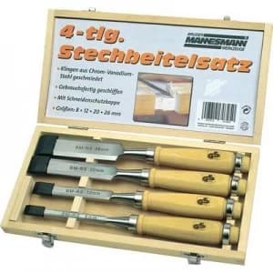 4 Piece Ripping chisel set Brueder Mannesmann M66104