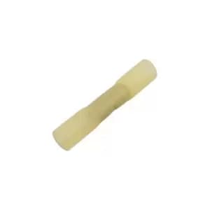 Yellow Heatshrink Butt Connectors Pk 100 Connect 30228
