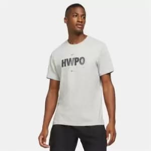 Nike HWPO Training T Shirt Mens - Grey
