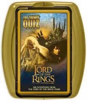 Lord of the Rings Top Trumps Quiz Card Game