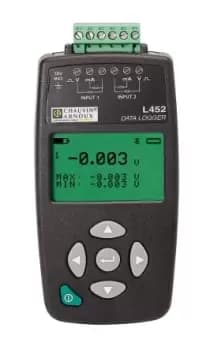 Chauvin Arnoux L452 Current & Voltage Data Logger, 2 Input Channels