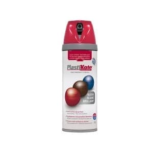 PlastiKote Twist & Spray Gloss Medium Grey 400ml