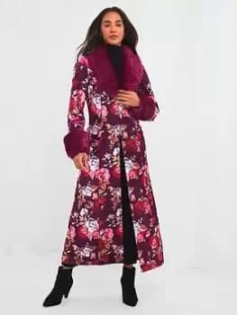 Joe Browns Janes Boutique Coat -plum, Plum, Size 12, Women
