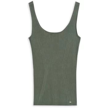 Ted Baker Noralou Knit Co-Ord Top - OLIVE