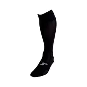 Precision Childrens/Kids Pro Plain Football Socks (12 UK Child-2 UK) (Black)