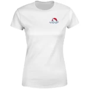 Jaws Bite Me Womens T-Shirt - White - L