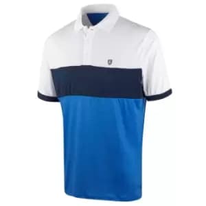 Island Green Green Short Sleeve Polo - Blue