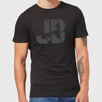 Johnny Bravo JB Sillhouette Mens T-Shirt - Black - XS