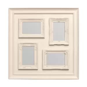 Premier Housewares Multi Photo Frame, 4 Photo in Black Plastic - 4 x 6"