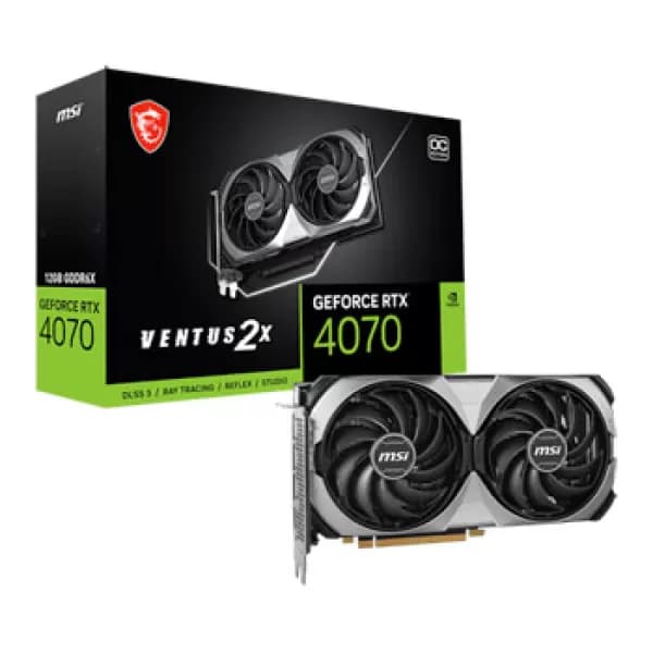MSI GeForce RTX 4070 VENTUS 2X E 12G OC NVIDIA 12 GB GDDR6X