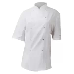 Dennys AFD Mens Chefs Jacket / Chefswear (S) (White)