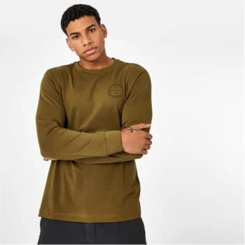 Jack Wills Bainesworth Long Sleeve T-Shirt - Brown