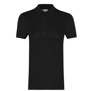 Callaway Essential Micro Polo Shirt Ladies - Caviar