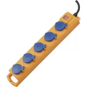 Brennenstuhl 1159900205 Power strip (+ switch) Yellow PG connector
