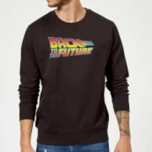 Back To The Future Classic Logo Sweatshirt - Black