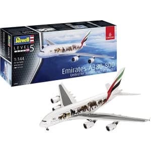 Airbus A380-800 Emirates Wild Life 1:144 Level 5 Revell Model Kit