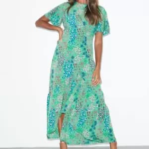 Never Fully Dressed Animal Print Midi Dress - UK 12