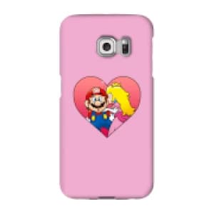 Nintendo Super Mario Peach Kiss Phone Case - Samsung S6 Edge - Snap Case - Gloss