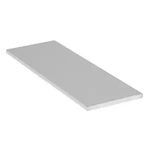 Anodized Aluminium Profile Flat Bar Strip Straight Shape - Size 1000x20x5mm - Pack of 2