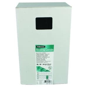 Fellowes Black A4 38mm Binding Combs Pack of 50 53497