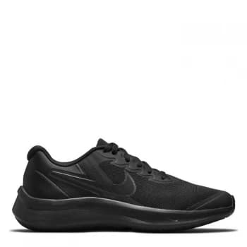 Nike Star Runner 3 Big Kids Running Shoe - Triple Black