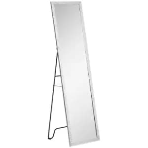 HOMCOM Full Length Mirror Free Standing Mirror Dressing Mirror For Dorm Home