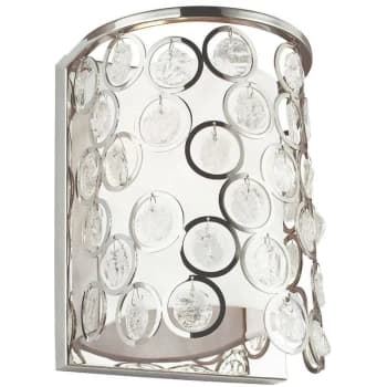 Lexi - 1 Light Indoor Wall Light Polished Nickel, E27 - Elstead