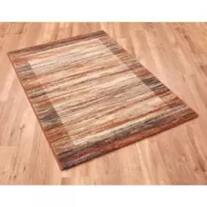 Galleria 79138-6888 80cm x 150cm Rectangle - Brown and Beige and Orange