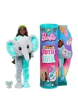 Barbie Cutie Reveal Doll With Elephant Plush Costume