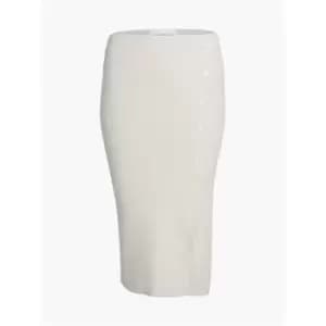 Calvin Klein Jeans Button Down Skirt - Beige