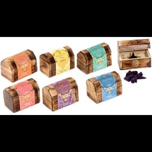 Esscents Incense Cone Wooden Gift Set Pack Of 6