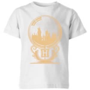 Harry Potter Hogwarts Snowglobe Kids T-Shirt - White - 11-12 Years