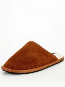 Superdry Slipper Mule, Tan, Size S, Men