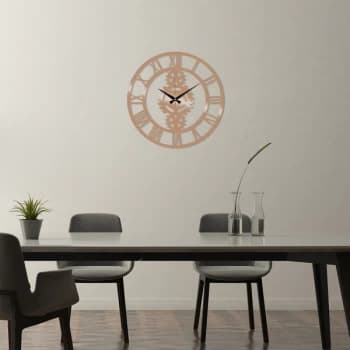 Metal Wall Clock 3 - Copper Copper Decorative Metal Wall Clock